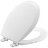 imageBemis 1500EC Durable Wood Toilet Seat with Easy Clean Hinges Made in USA Elongated White6 Seats