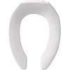 imageBemis 2 Pack Commercial Open Front Plastic Toilet Seat Heavy Duty Industrial Seat without Lid Secure Installation for Long Lasting Use Made in USA Elongated White 1955CTWhite