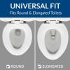 imageBemis Assist Toilet Seat with Builtin Support Handles Hinges Never Loosen Fits Round and ElongatedSeat with Handles