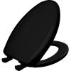 imageBemis Classic Colors Slow Close Toilet Seat Easy Clean Hinges and Durable Plastic Seat Made in USA Elongated BlackBlack