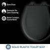 imageBemis Classic Colors Slow Close Toilet Seat Easy Clean Hinges and Durable Plastic Seat Made in USA Elongated BlackBlack