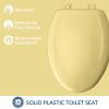 imageBemis Classic Colors Slow Close Toilet Seat Easy Clean Hinges and Durable Plastic Seat Made in USA Elongated BlackYellow