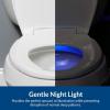 imageBemis Radiance Heated Night Light Toilet Seat Slow Close Adjustable Fit Long Lasting Plastic Seat Round WhiteRound