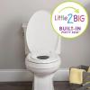 imageLittle2Big Toilet Seat with BuiltIn Toddler Potty Training Seat Slow Close Easy to Install Made in USA ELONGATED WhiteElongated