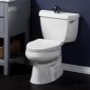 imageMayfair Alesio II Slow Close Toilet Seat Easy Clean Hinges and Adjustable Perfect Fit Wood Seat Made in USA Elongated WhiteWhite