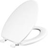 imageMayfair Athens Toilet Seat Easy Clean Hinges and Durable Wood Seat Elongated WhiteElongated