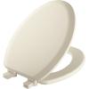 imageMayfair Cameron White Toilet Seat Non Slip Heavy Duty Wood Easy Clean RoundBiscuit