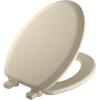 imageMayfair Cameron White Toilet Seat Non Slip Heavy Duty Wood Easy Clean RoundBone