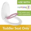 imageMayfair NextStep2 SlowClose Toilet Seat with BuiltIn Toddler Potty Training Seat Removable White ElongatedElongated
