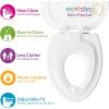 imageMayfair NextStep2 SlowClose Toilet Seat with BuiltIn Toddler Potty Training Seat Removable White ElongatedElongated