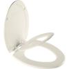 imageMayfair NextStep2 Toilet Seat with BuiltIn Toddler Potty Training Seat Slow Close Easy Clean Magnetic Removable Kids Seat ELONGATED BiscuitBiscuit