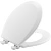 imageBemis 1500EC 390 LiftOff Wood Elongated Toilet Seat Cotton White Pack of 1Round