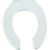 imageBemis 2 Pack Commercial Open Front Plastic Toilet Seat Heavy Duty Industrial Seat without Lid Secure Installation for Long Lasting Use Made in USA Elongated White 1955CTWhite