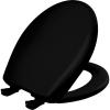 imageBemis Classic Colors Slow Close Toilet Seat Easy Clean Hinges and Durable Plastic Seat Made in USA Elongated BlackBlack