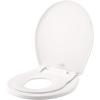 imageLittle2Big Toilet Seat with BuiltIn Toddler Potty Training Seat Slow Close Easy to Install Made in USA ELONGATED WhiteRound