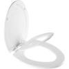 imageMayfair NextStep2 SlowClose Toilet Seat with BuiltIn Toddler Potty Training Seat Removable White Elongated 2PackElongated