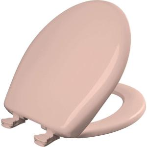 imageBemis Classic Colors Slow Close Toilet Seat Easy Clean Hinges and Durable Plastic Seat Made in USA Elongated BlackVenetian Pink