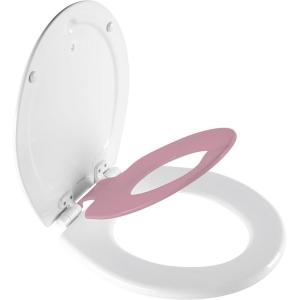 imageMayfair NextStep2 Toilet SeatWhite  Pink