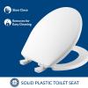 imageBemis 730SLEC Slow Close Toilet Seat Easy Clean Hinges and Durable Plastic Seat Made in USA Round WhiteRound with Slow Close